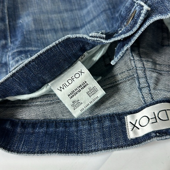 Wildfox Marianne Mid Rise Skinny Euphoria Size 25 - Picture 5 of 6